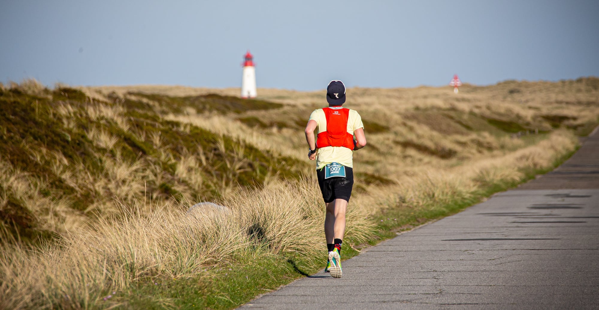 Läufer auf der Strecke